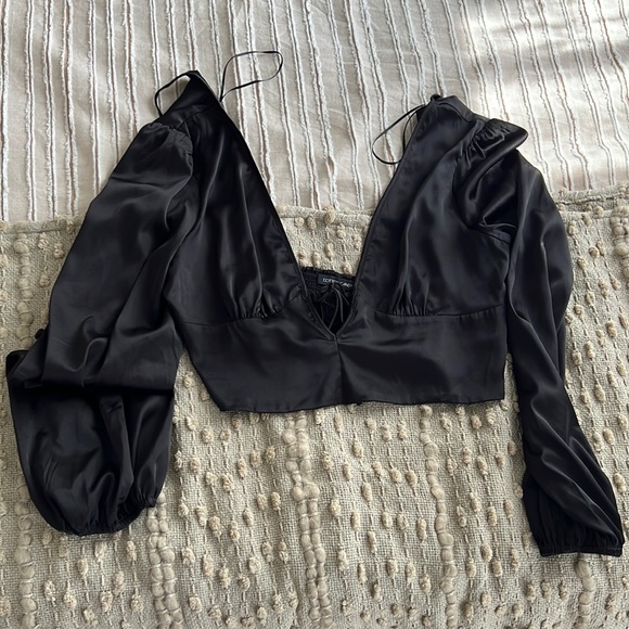 Cotton Candy LA Cropped Blouse - Picture 1 of 5